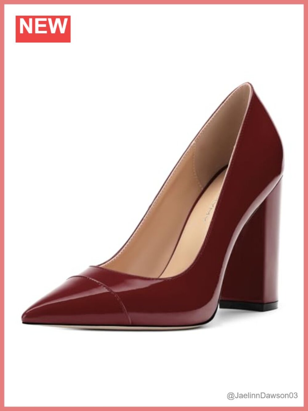 Women's Pointed Toe High Heel Slip On Pumps with Latex Insole
